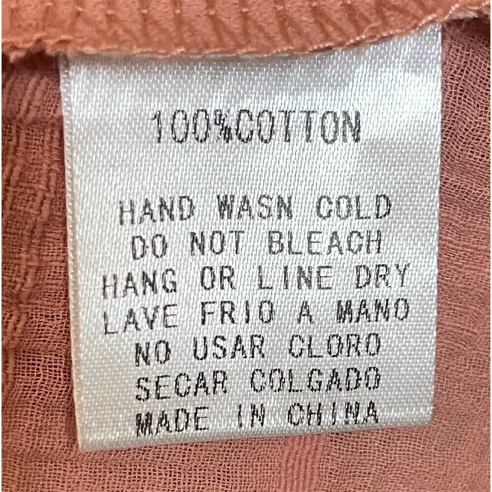 Altar'd State Tiered Layered Babydoll Top Women’s S Pink Boho Hippie Gypsy - Picture 9 of 9